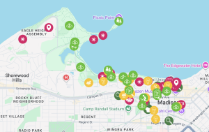 Campus sustianability map screenshot